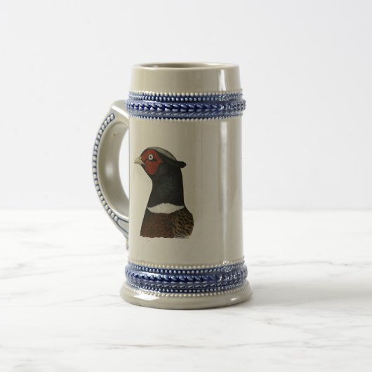 Ringnek Pheasant Head Bierpul (Voorkant links)