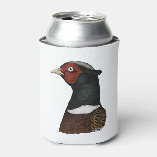 Ringnek Pheasant Head Blikjeskoeler (Blikje Voorkant)