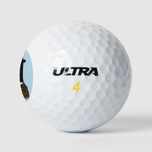 Ringnek Pheasant Head Golfballen (Logo)