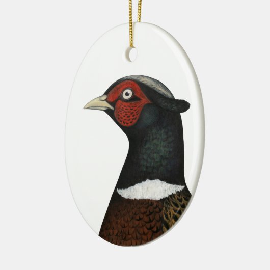 Ringnek Pheasant Head Keramisch Ornament (Links)