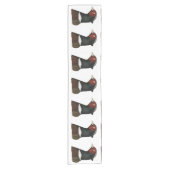 Ringnek Pheasant Head Korte Tafelloper (Voorkant)