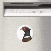 Ringnek Pheasant Head Magneet (Insitu (Vaatwasser))