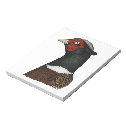 Ringnek Pheasant Head Notitieblok (Linkerzijde)