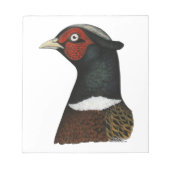 Ringnek Pheasant Head Notitieblok (Voorkant)
