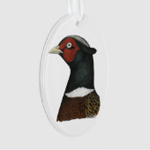 Ringnek Pheasant Head Ornament (voorkant)