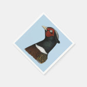 Ringnek Pheasant Head Servet (Hoek)