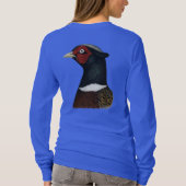 Ringnek Pheasant Head T-shirt (Achterkant)