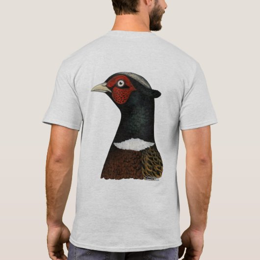 Ringnek Pheasant Head T-shirt (Achterkant)