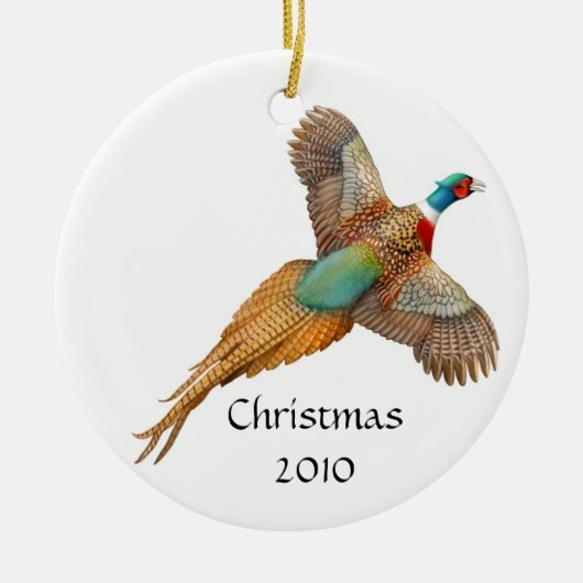 Ringnek Pheasant Ornament (Voorkant)