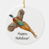 Ringnek Pheasant Ornament (Achterkant)