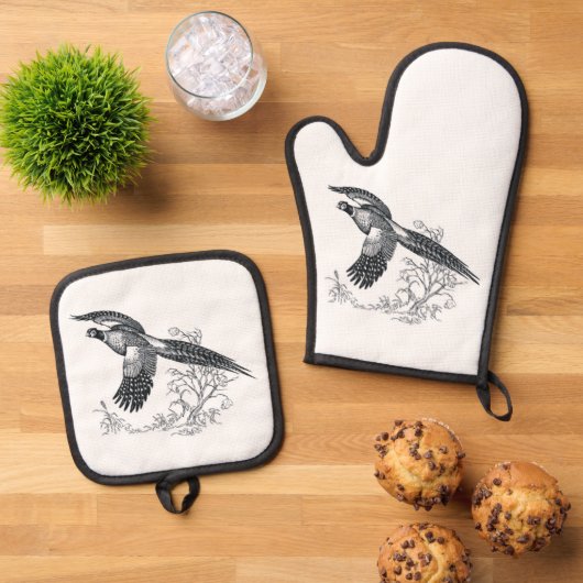 Ringnek Pheasant Ovenwant & Pannenlap Set (Top down)