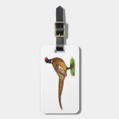 Ringnek Pheasant Rooster Bagagelabel (Voorkant verticaal)