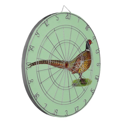 Ringnek Pheasant Rooster Dartbord (Voorkant Links)