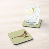 Ringnek Pheasant Rooster Drankjes Onderzetter (Rechterzijde)