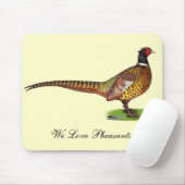 Ringnek Pheasant Rooster Muismat (Met muis)