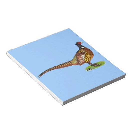 Ringnek Pheasant Rooster Notitieblok (Schuin)