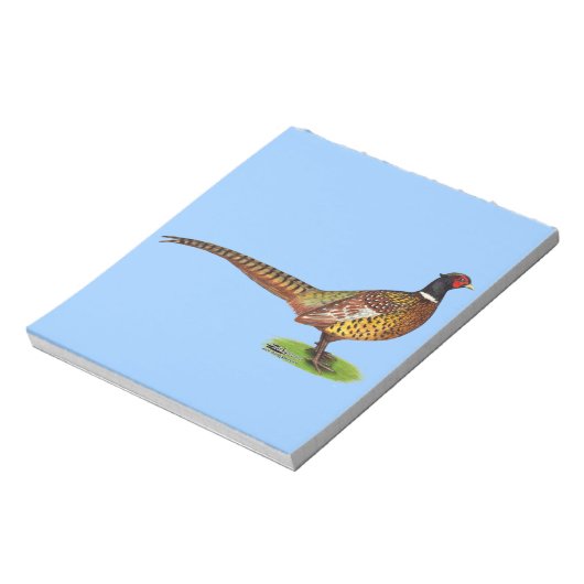 Ringnek Pheasant Rooster Notitieblok (Linkerzijde)