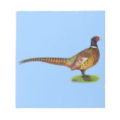 Ringnek Pheasant Rooster Notitieblok (Voorkant)
