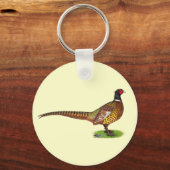 Ringnek Pheasant Rooster Sleutelhanger (Voorkant)