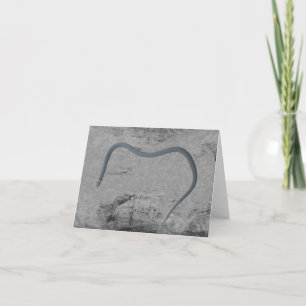 Ringnek Snake Note Card Kaart