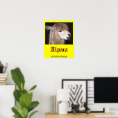 Ringo het Poster van Alpaca (Thuiskantoor)