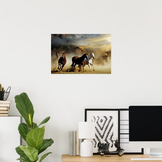 Ringpaarden Poster (Thuiskantoor)