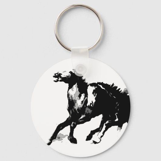 Ringpaarden Sleutelhanger (Voorkant)