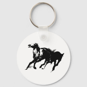 Ringpaarden Sleutelhanger