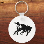 Ringpaarden Sleutelhanger (Voorkant)