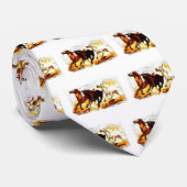 Ringpaarden Stropdas (Opgerold)