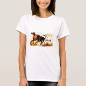 Ringpaarden T-shirt (Voorkant)