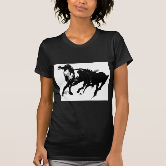 Ringpaarden T-shirt (Voorkant)