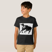 Ringpaarden T-shirt (Voorkant volledig)