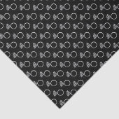 Ringpatroonontwerp voor diamant Verloving Tissuepapier (Detail)