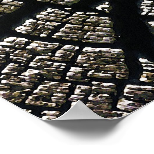 Rings Aztec Ruins Monument Poster (Hoek)