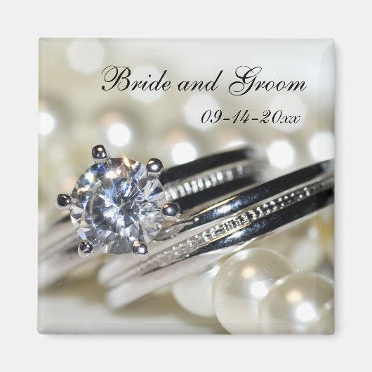 Rings en het Witte Berichten Bieden sparen de Datu Magneet (Voorkant)