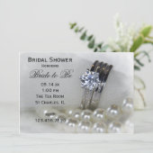 Rings en Vrijgezellenfeest van diamanten Kaart (Staand voorkant)