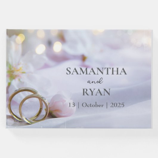 Rings gastenboek | Luxe bruiloften (Voorkant)