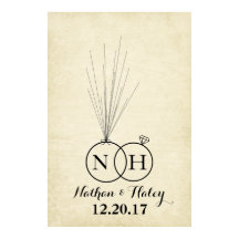 Rings Initiaal ballon Thumbprint Weddenschap