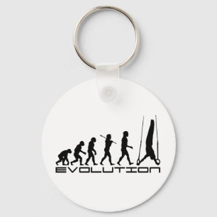 Rings nog steeds Gymnastiek Sport Evolution Art Sleutelhanger