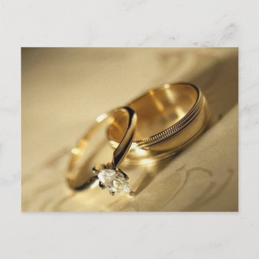 Rings RSVP Uitnodiging Briefkaart (Voorkant)