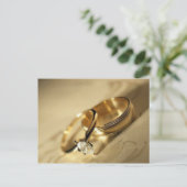 Rings RSVP Uitnodiging Briefkaart (Staand voorkant)