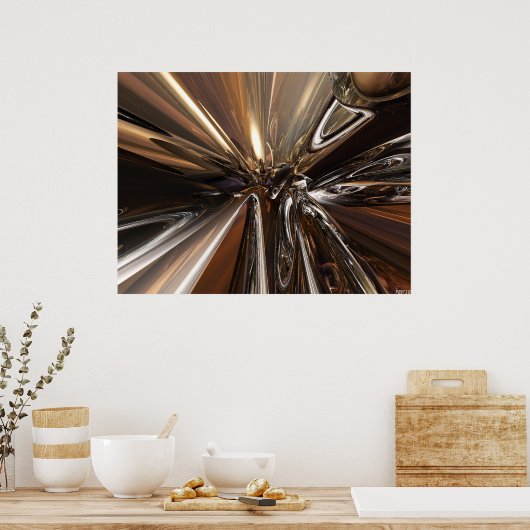 Rings van Perspectief Poster (Keuken)