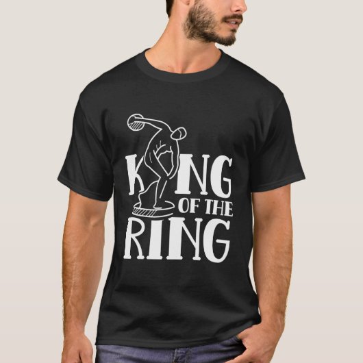 Ringsport Discus Throwing Throw Throw T-shirt (Voorkant)