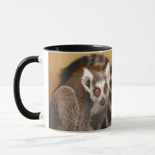 Ringstaart Lemur 2-panel 2-tone Mok (Links)