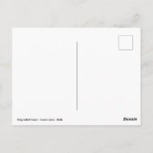 Ringstaartcitroenzetmeel op gras briefkaart (Achterkant)