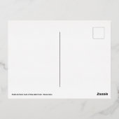 Ringstaartcoating in gras folie feestdagen briefkaart (Achterkant)