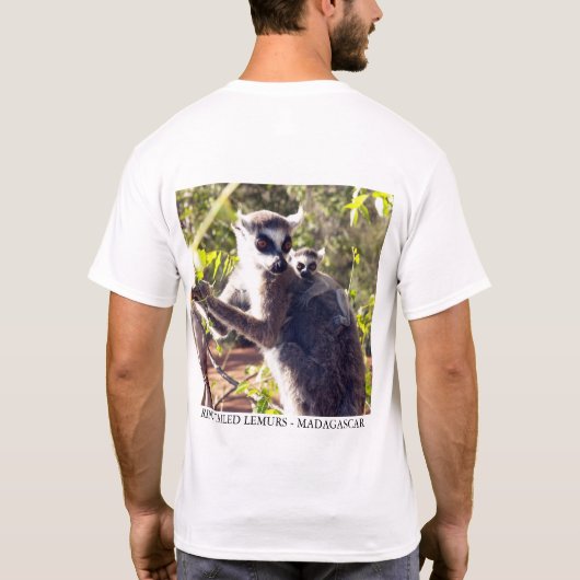 ringstaarten t-shirt (Achterkant)