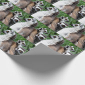 Ringstaartfamilie Cadeaupapier (Hoek)