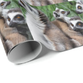 Ringstaartfamilie Cadeaupapier (Rol Hoek)